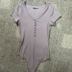 Abercrombie short sleeve bodysuit